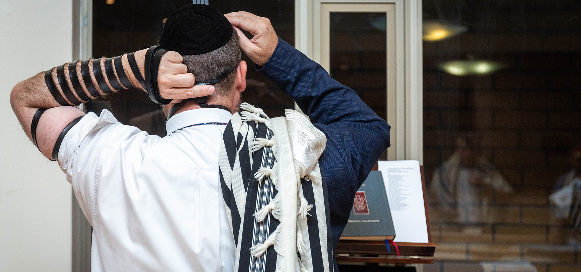 Rabbi Liebenberg From Behind